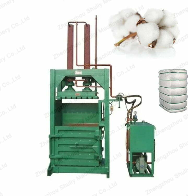 Application of cotton baler machine