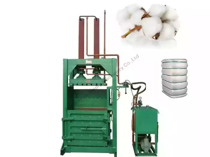 Cotton baling machine 