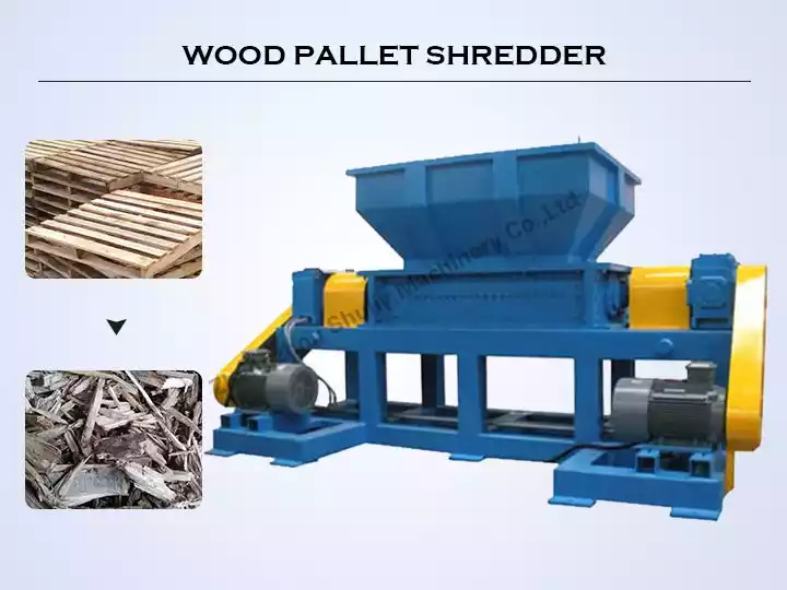 Wood pallet shredder machine | wood pallet crushing machine