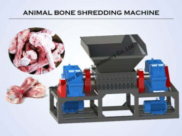 Animal bone shredding crusher machine